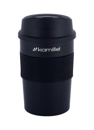 Термокухоль kamille km-2049 360мл з нержавіючої сталі з tpr вставкою