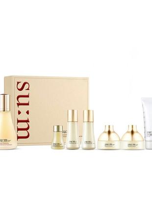 Скидка! 10.2025 премиум набор с сывороткой sum37 secret essence ex special set, 7 items
