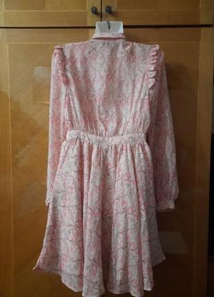 Брендова шифонова домашня сукня , халат р.2 від victoria' s secret в вінтажному стилі2 фото