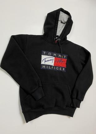 Винтажная худи, толстовка tommy hilfiger