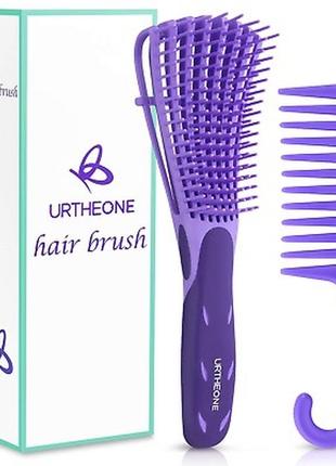 Щітка та гребінець для розплутування кучерявого волосся urtheone hair brush