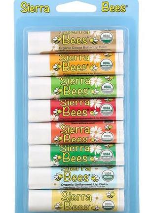 Органічні бальзами для губ від sierra bees, залишилось 3 смаки на вибір