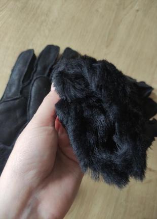 Шикарные  мужские кожаные перчатки на натуральной овчине. германия. . размер  8 (м).4 фото