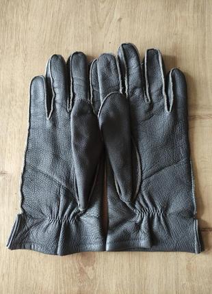 Стильные мужские кожаные  перчатки, германия. размер  8(m) .3 фото