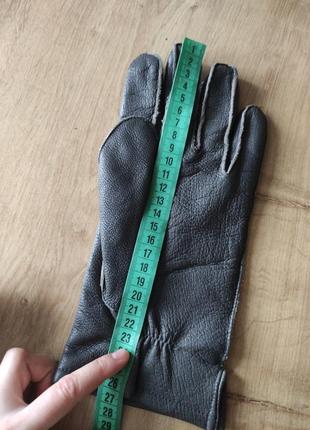 Стильные мужские кожаные  перчатки, германия. размер  8(m) .7 фото