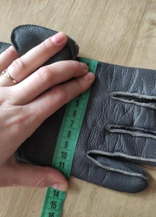 Стильные мужские кожаные  перчатки, германия. размер  8(m) .8 фото