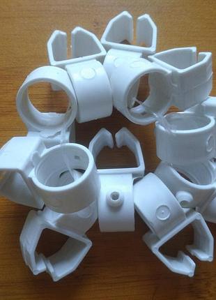 Кріплення u-шини(біле) металопластикових карнизів