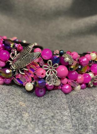 Обруч «фуксія»