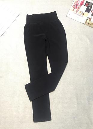 Утеплённые брюки джегинсы женские с широким поясом-утяжкой zio songzio4 фото