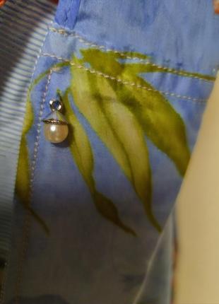 Батистовая рубашка люкс max volmary diamonds and pearls /6287/4 фото