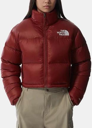 Укорочений пуховик the north face