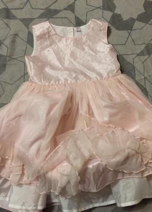 Пышное бледно-розовое платье для красотки4 фото