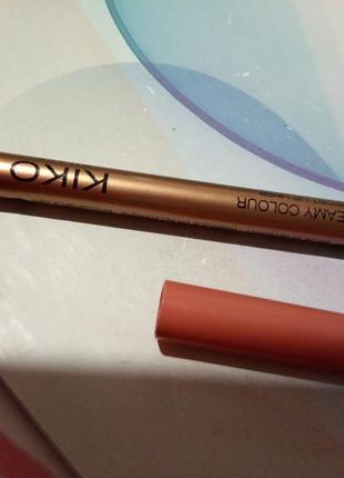 Олівець для губ kiko creamy colour comfort lip liner1 фото
