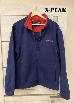 Флисовая кофта куртка x-peak outdoor fleece jacket 52/l оригинал
