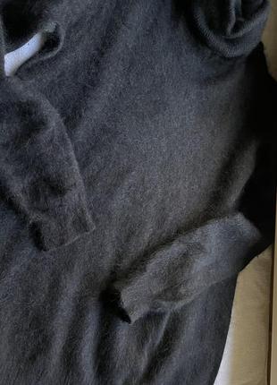 Свитер, шерстяной свитер, теплый удлиненный свитер