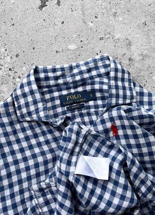 Polo by ralph lauren men’s slim fit long sleeve shirt сорочка на довгий рукав6 фото