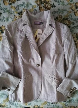 Новый винтажный повседневный пиджак / жакет denim co4 фото