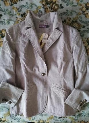 Denim co. 100% cotton. новий піджак / жакет / блейзер пiд вiнтаж