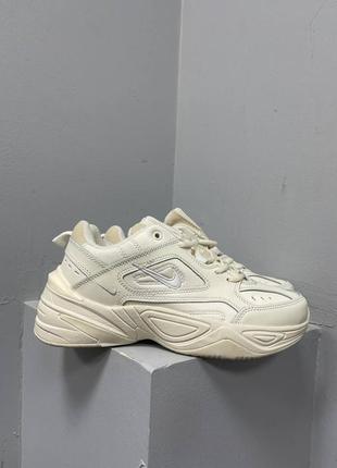 Жіночі кросівки nike m2k tekno beige / smb