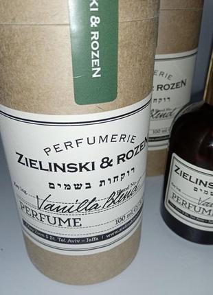 Vanilla blend 100ml zielinski rozen ванила блэнд зелински розен стійкі парфуми3 фото