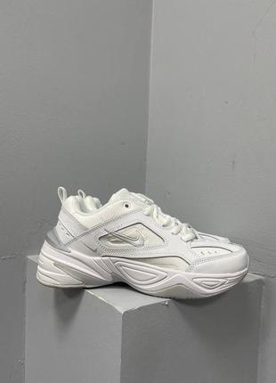 Женские кроссовки nike m2k tekno white / smb