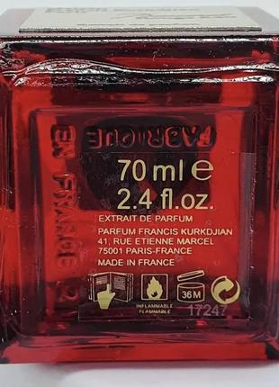 Extrait 70ml baccarat rouge 540 maison francis kurkdjian eau de parfum экстракт бакара руж духи стойкие2 фото