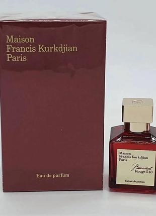 Extrait 70ml baccarat rouge 540 maison francis kurkdjian eau de parfum экстракт бакара руж духи стойкие5 фото