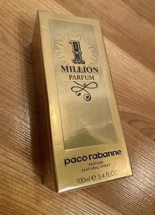 1 million parfum 100ml paco rabanne чоловічі парфуми міліон мужские духи стойкие парфюм1 фото