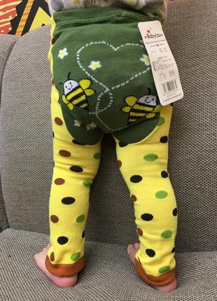 Яркие леггинcы штанишки гамаши от 6-ти месяцев до 3х лет,