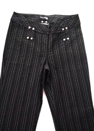 Шикарные  стрейчевые брюки от  melrose  jeans e/r  m на наш 48/503 фото