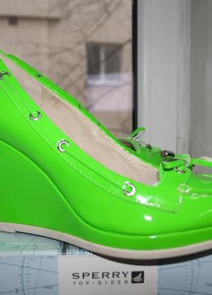 Новые  кожаные туфли sperry top-sider, оригинал из сша, размер 9.5 (25.5 см)1 фото
