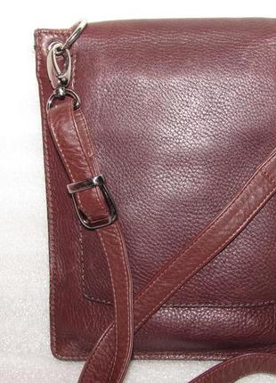 Супер брендовая сумка 100% натуральная кожа ~ david &scotti~2 фото