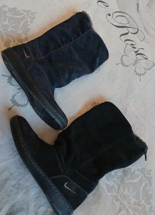 Брендові фірмові джинси жіночі зимові чоботи nike,оригінал,розмір 37,5-38.2 фото