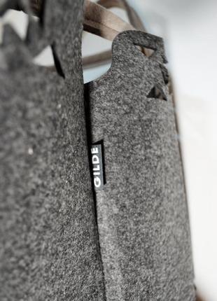 Практичная стильная объемная сумка с перфорацией,сумка-шоппер для пасхи3 фото