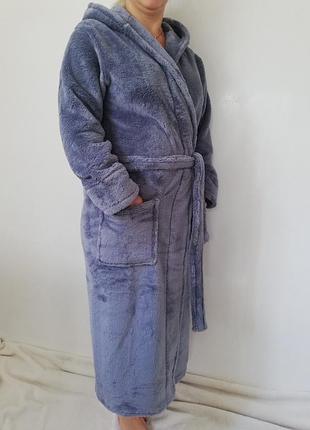 Халат махровий жіночий батал, великого розміру