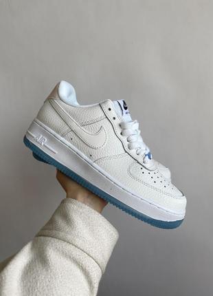 Женские кожаные кроссовки lunar nike air force #найк