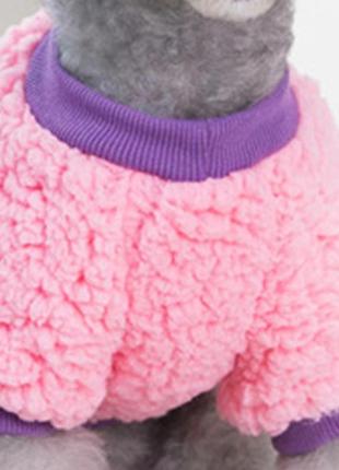 Теплая, флисовая кофта для собак и котов. зимняя одежда для животных.9 фото