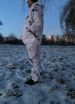 Маскхалат білий / маскувальний костюм / маскировочный костюм белый2 фото