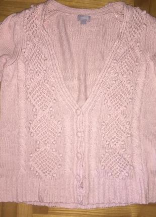 Трикотажный кардиган, хлопок+шерсть, от lindex!