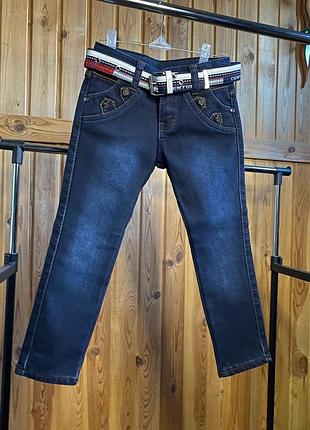 Дитячі джинси на флісі  для хлопчика туреччина/ теплі джинси на хлопчика