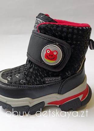 Нові зимові термо чобітки черевики чоботи дутики3 фото