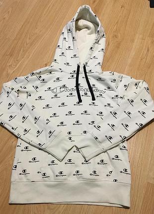 Р. m champion худі худи толстовка кофта  д 59 ш 48 пл 38 рукав від пл 60 від підм 50