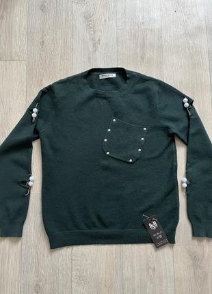 Светр жіночий зелений