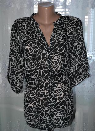Красивенная блуза от bella moda, 100% полиестер, очень лё1 фото