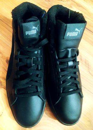 Стильнi термоботинки puma smash v2 mid wtr l 119475  (made in china)3 фото