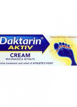 Крем дактарин актив / daktarin aktiv cream для стоп миконазол спортивный противогрибковый1 фото