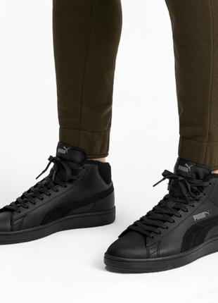 Стильнi термоботинки puma smash v2 mid wtr l 119475  (made in china)
