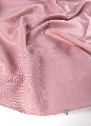 Платок шерсть шерстяная однотонный розовый теплый тонкий новый