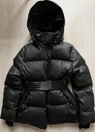 Нова чорна куртка новый черный пуфер maniere de images куртка пуховик чёрная