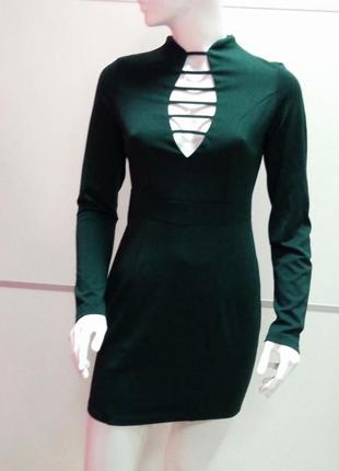 Платье зеленое1 фото